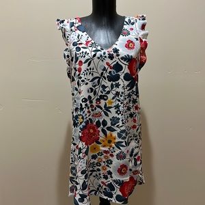 Ann Taylor loft floral summer dress size PS